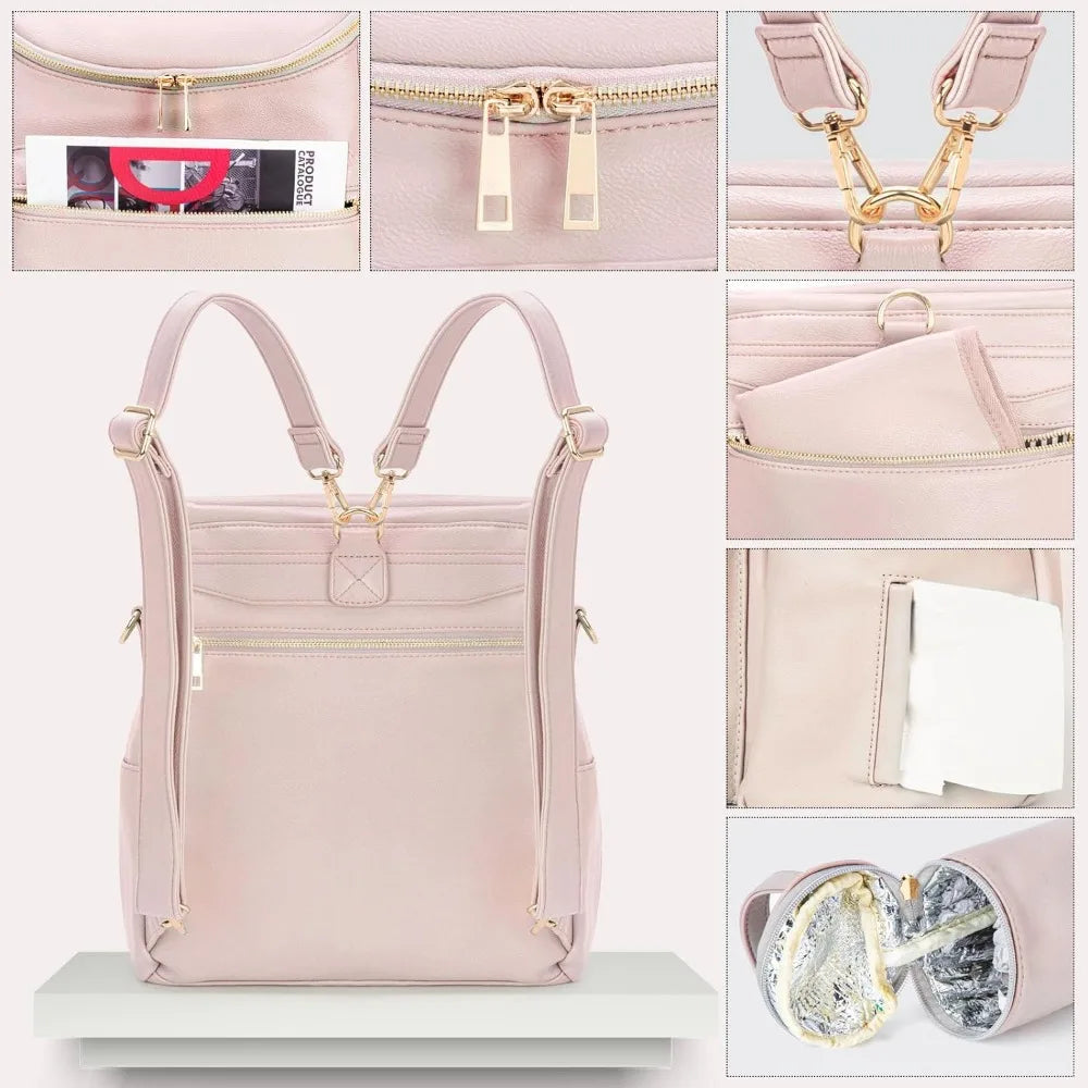 Lightweight Baby Changing Bag - Pink