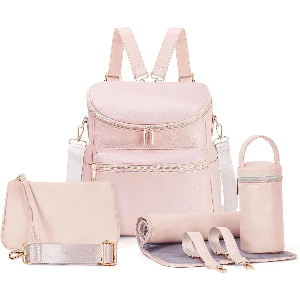Lightweight Baby Changing Bag - Pink